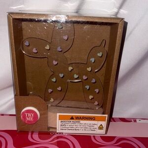 Balloon Dog Pastel Heart LED Night Light Valentines Day